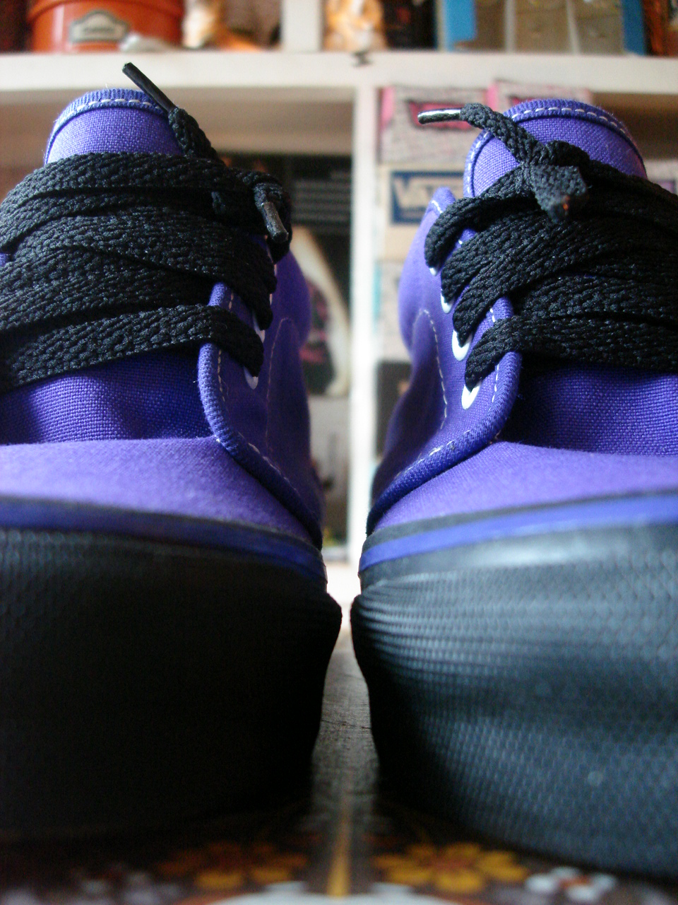 Custom purple vans discount